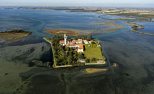 Aereal view of Barbana